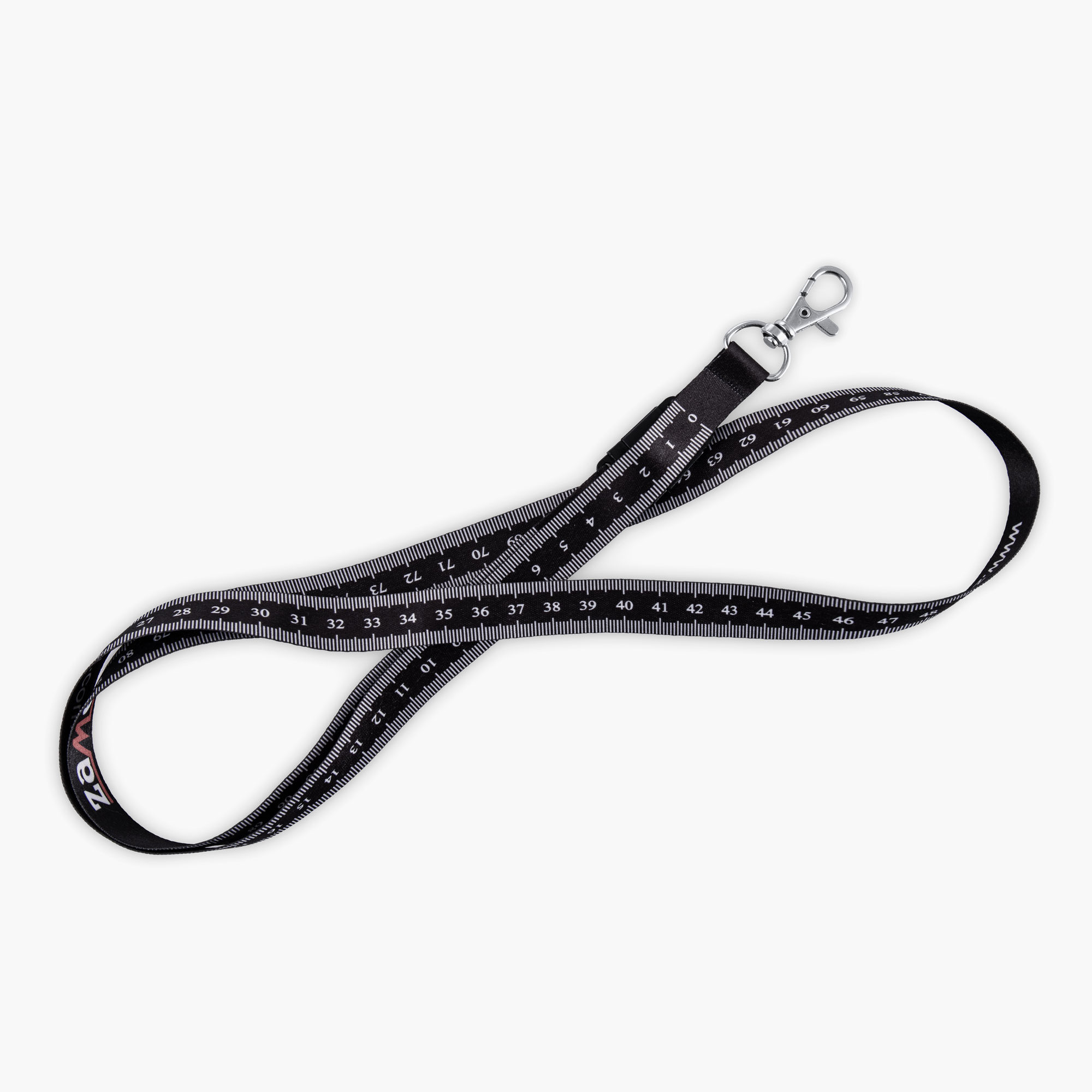 smycze-z-nadrukiem-czarna-z-miarką